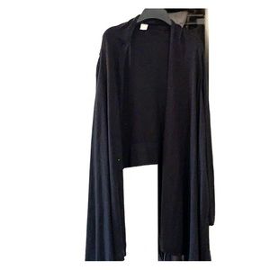 Black cashmere shrug